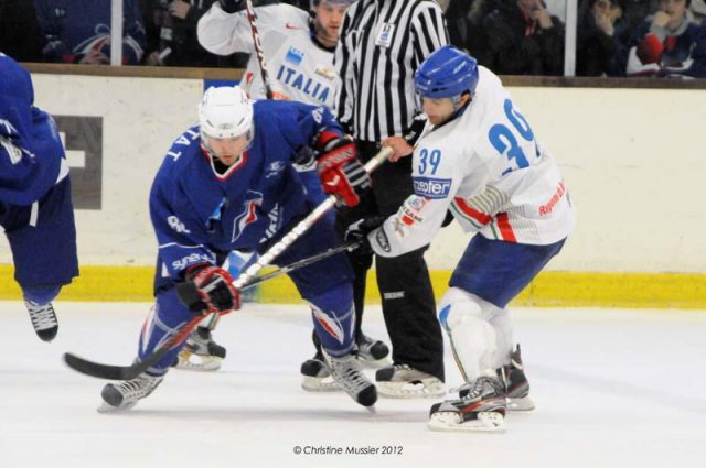 Photo hockey reportage France Italie Match1 en images