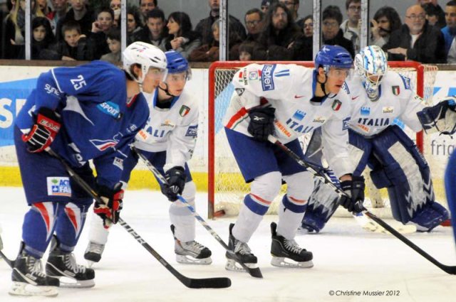 Photo hockey reportage France Italie Match1 en images