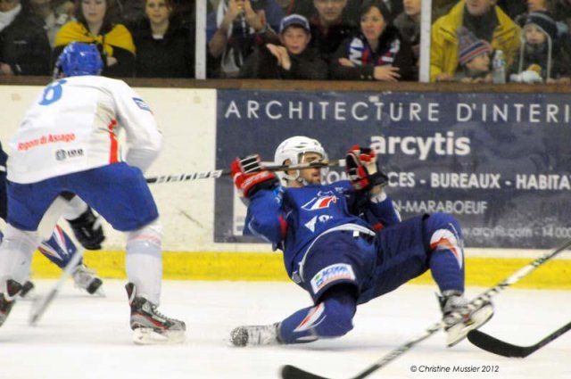 Photo hockey reportage France Italie Match1 en images