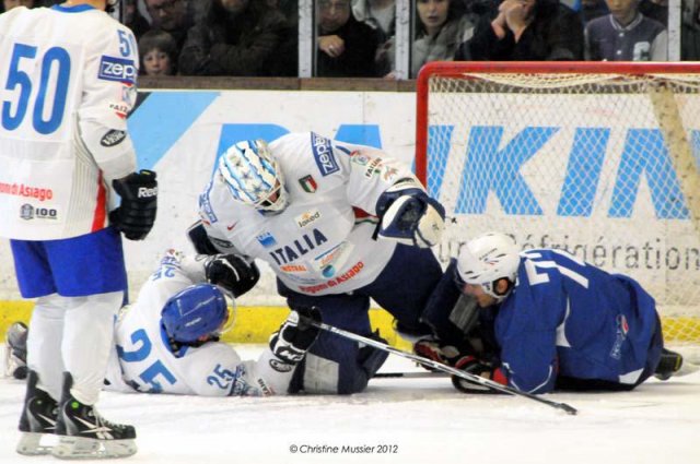 Photo hockey reportage France Italie Match1 en images