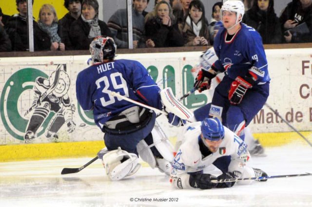 Photo hockey reportage France Italie Match1 en images