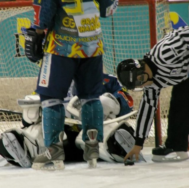 Photo hockey match Dijon  - Briançon  le 25/10/2008