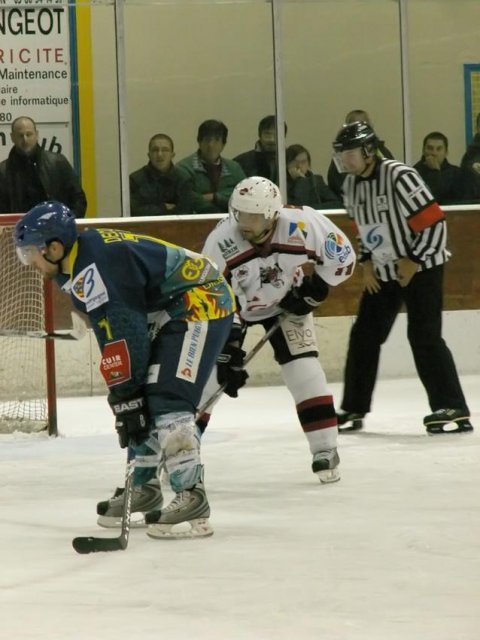 Photo hockey match Dijon  - Briançon  le 25/10/2008
