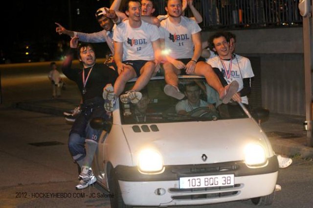 Photo hockey reportage U22 : Grenoble champion !