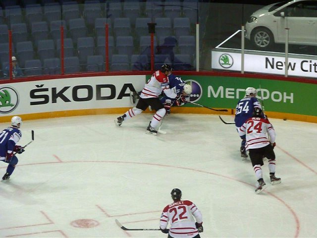Photo hockey album Mondial 12 - France VS Canada