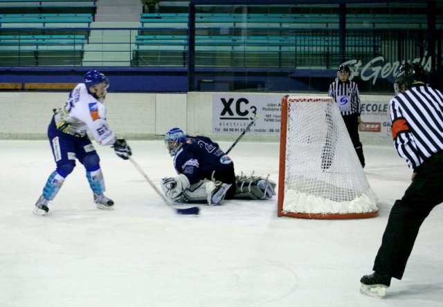 Photo hockey match Mont-Blanc - Dijon  le 28/10/2008