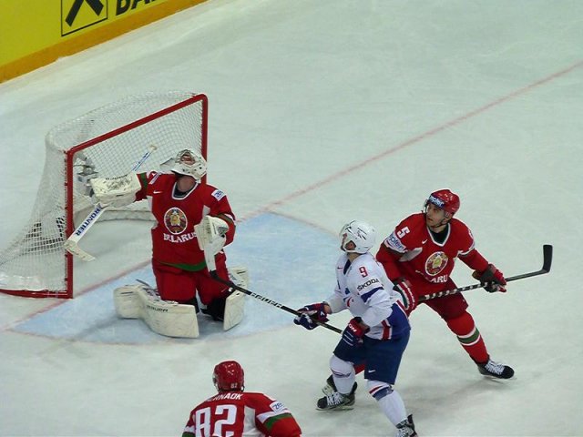 Photo hockey album Mondial 12 - Belarus VS France
