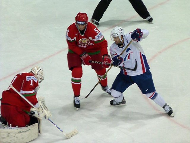 Photo hockey album Mondial 12 - Belarus VS France