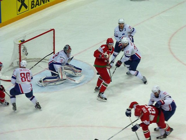 Photo hockey album Mondial 12 - Belarus VS France