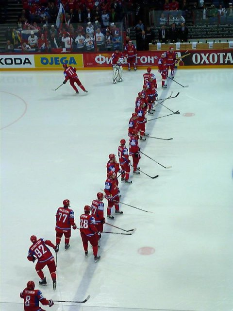 Photo hockey album Mondial 12 - Russie VS Finlande