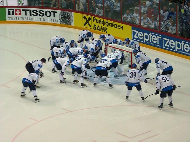 Photo hockey album Mondial 12 - Russie VS Finlande