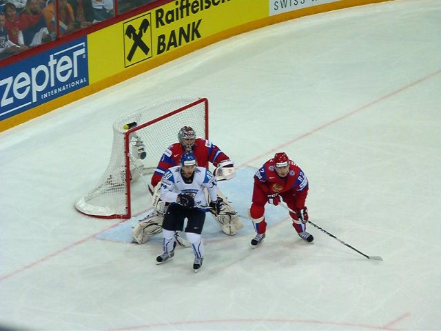 Photo hockey album Mondial 12 - Russie VS Finlande