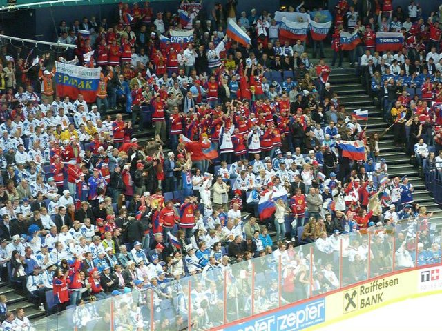 Photo hockey album Mondial 12 - Russie VS Finlande
