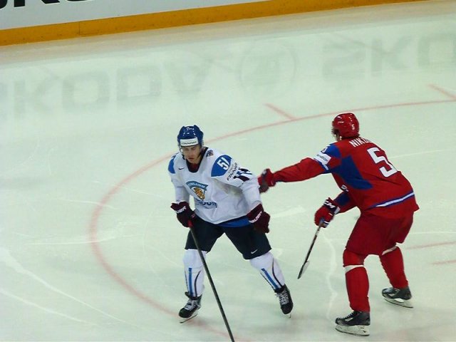 Photo hockey album Mondial 12 - Russie VS Finlande