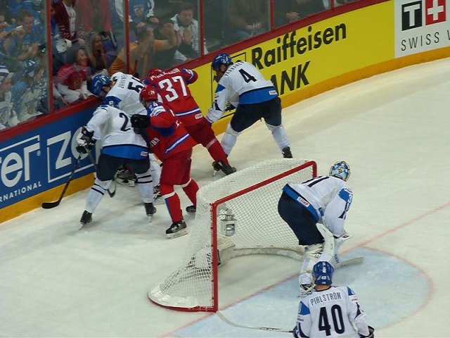 Photo hockey album Mondial 12 - Russie VS Finlande