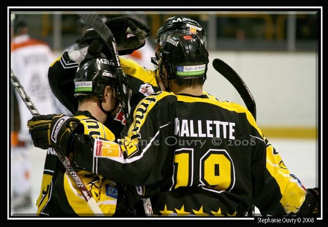 Photo hockey match Rouen - Tours  le 28/10/2008
