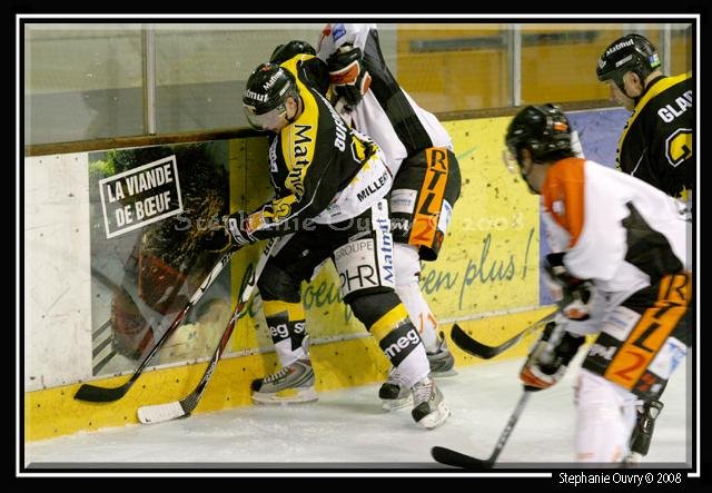 Photo hockey match Rouen - Tours  le 28/10/2008