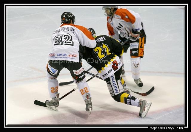Photo hockey match Rouen - Tours  le 28/10/2008