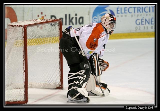 Photo hockey match Rouen - Tours  le 28/10/2008