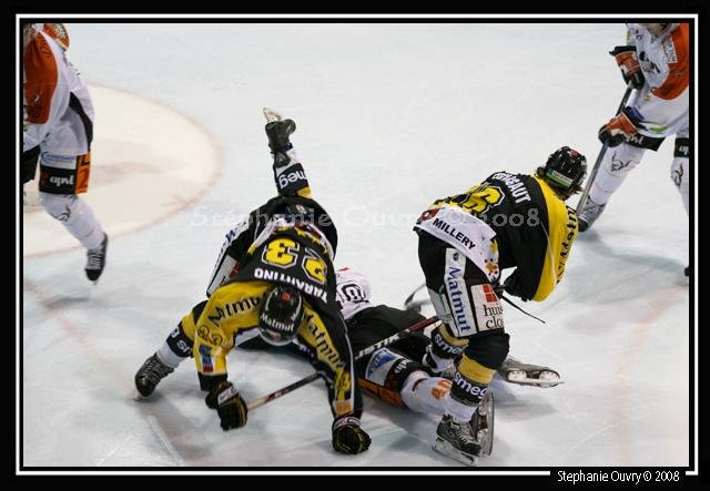 Photo hockey match Rouen - Tours  le 28/10/2008