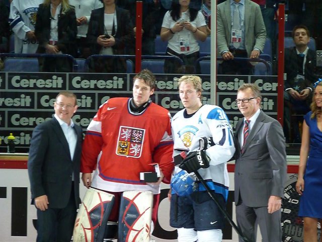 Photo hockey album Mondial 12 - Finlande VS Rép. Tchèque - Petite Finale
