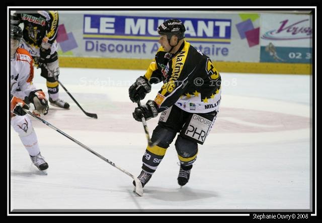 Photo hockey match Rouen - Tours  le 28/10/2008