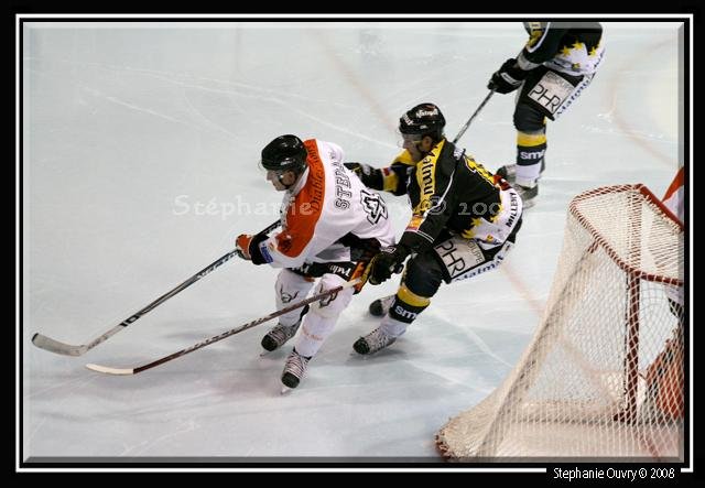 Photo hockey match Rouen - Tours  le 28/10/2008