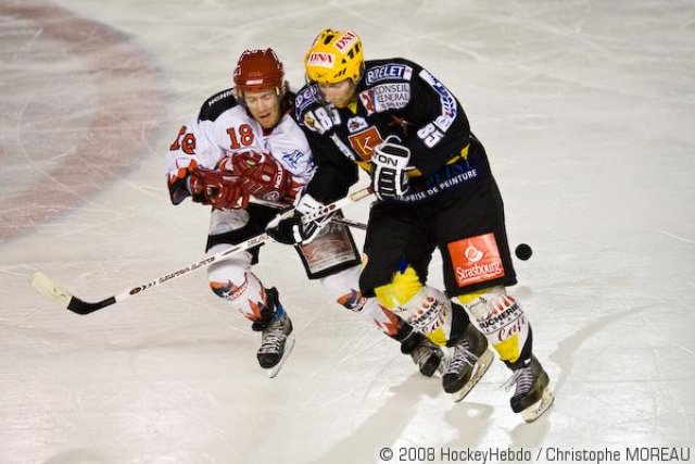 Photo hockey match Strasbourg  - Neuilly/Marne le 28/10/2008