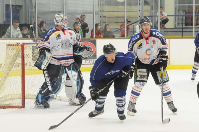 Photo hockey reportage Préparation de Caen en images.