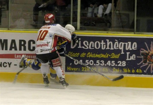 Photo hockey match Chamonix  - Morzine-Avoriaz le 28/10/2008