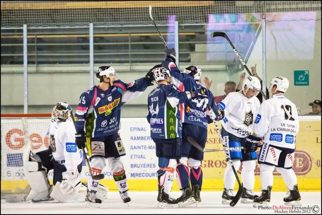 Photo hockey reportage Amical : Epinal - Chaux de Fonds
