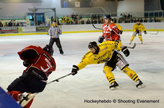 Photo hockey match Angers  - Rouen le 11/09/2012
