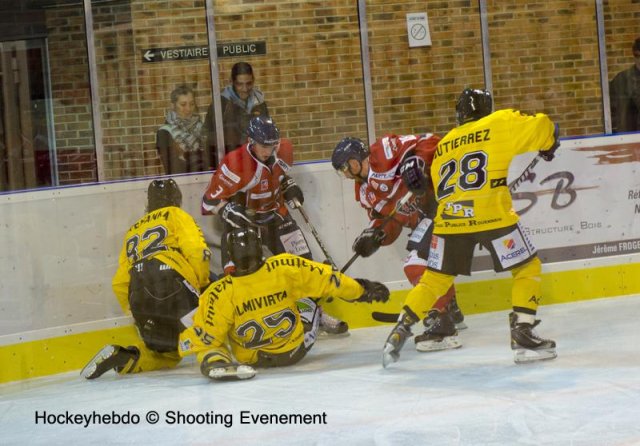 Photo hockey match Angers  - Rouen le 11/09/2012