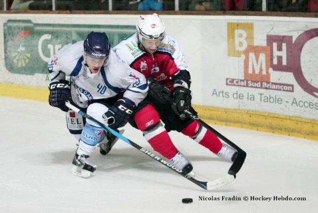 Photo hockey match Briançon  - Angers  le 15/09/2012