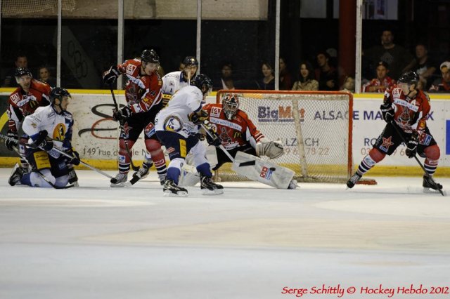 Photo hockey match Mulhouse - Chamonix  le 15/09/2012