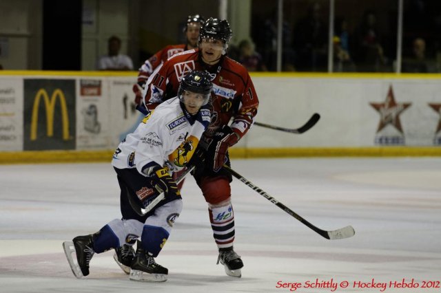 Photo hockey match Mulhouse - Chamonix  le 15/09/2012