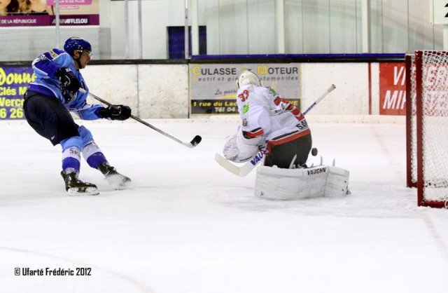 Photo hockey match Villard-de-Lans - Amiens  le 15/09/2012