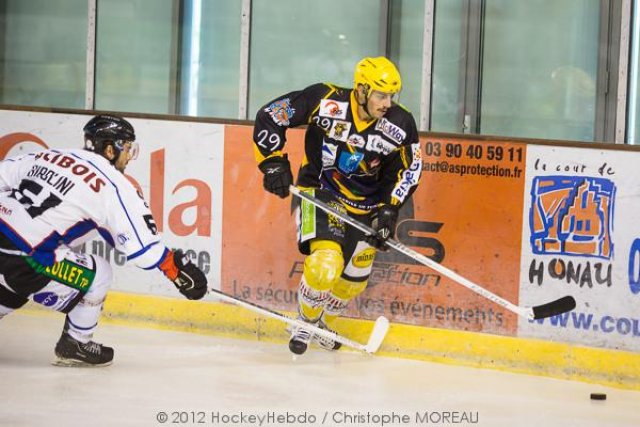 Photo hockey match Strasbourg  - Caen  le 15/09/2012