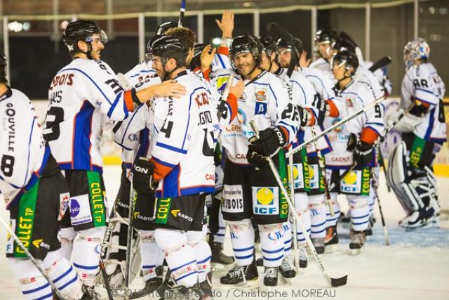 Photo hockey match Strasbourg  - Caen  le 15/09/2012