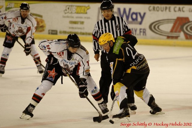 Photo hockey match Strasbourg  - Mulhouse le 18/09/2012