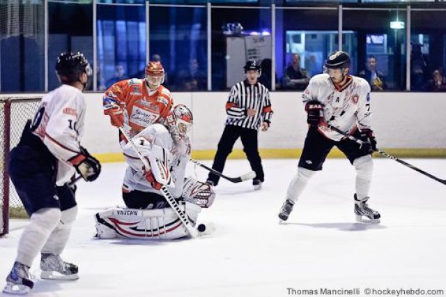 Photo hockey match Amnéville - Toulouse-Blagnac le 15/09/2012