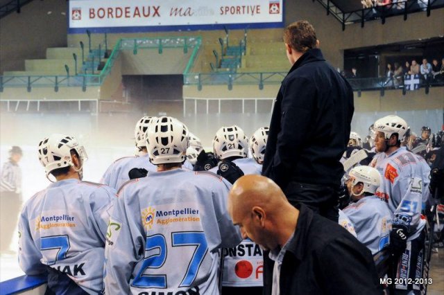 Photo hockey match Bordeaux - Montpellier  le 22/09/2012