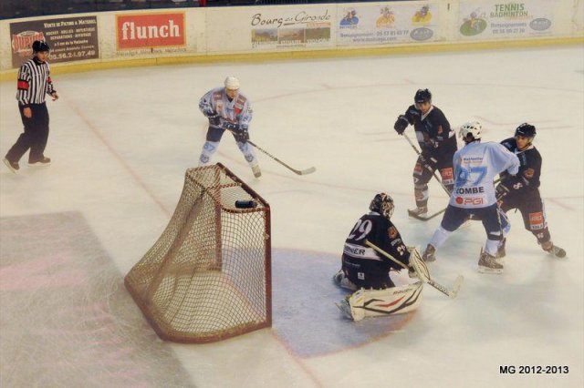 Photo hockey match Bordeaux - Montpellier  le 22/09/2012