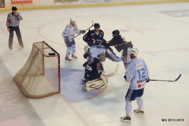 Photo hockey match Bordeaux - Montpellier  le 22/09/2012