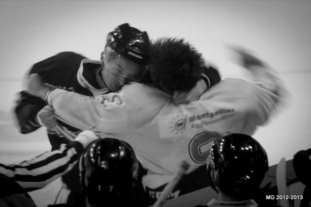 Photo hockey match Bordeaux - Montpellier  le 22/09/2012