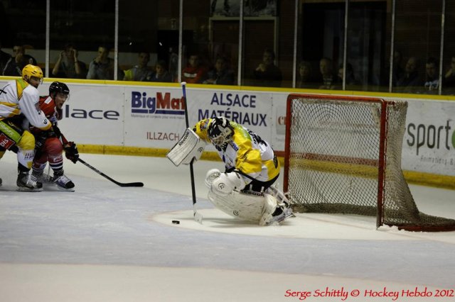 Photo hockey match Mulhouse - Strasbourg  le 22/09/2012