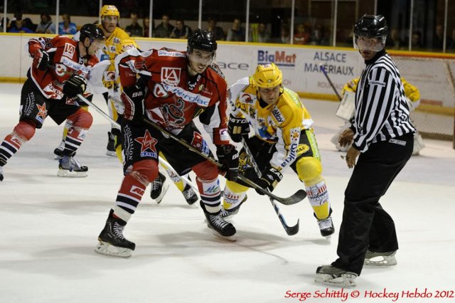 Photo hockey match Mulhouse - Strasbourg  le 22/09/2012
