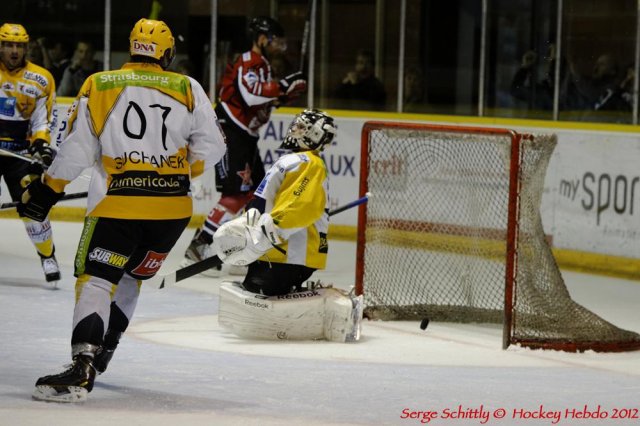 Photo hockey match Mulhouse - Strasbourg  le 22/09/2012