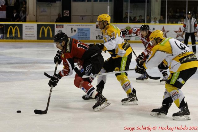 Photo hockey match Mulhouse - Strasbourg  le 22/09/2012