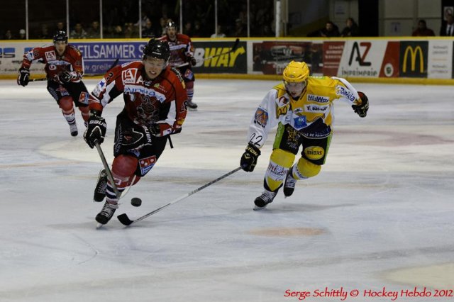 Photo hockey match Mulhouse - Strasbourg  le 22/09/2012